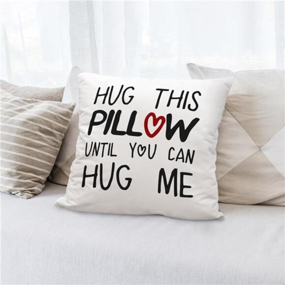 Throw Pillow Covers Decor for Home Bedroom, 18'' x 18'' Pillow case